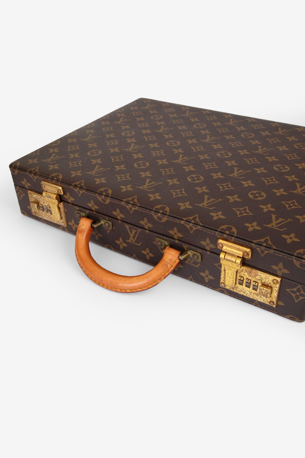 Louis Vuitton Attache Vintage Hard Case Monogram Canvas