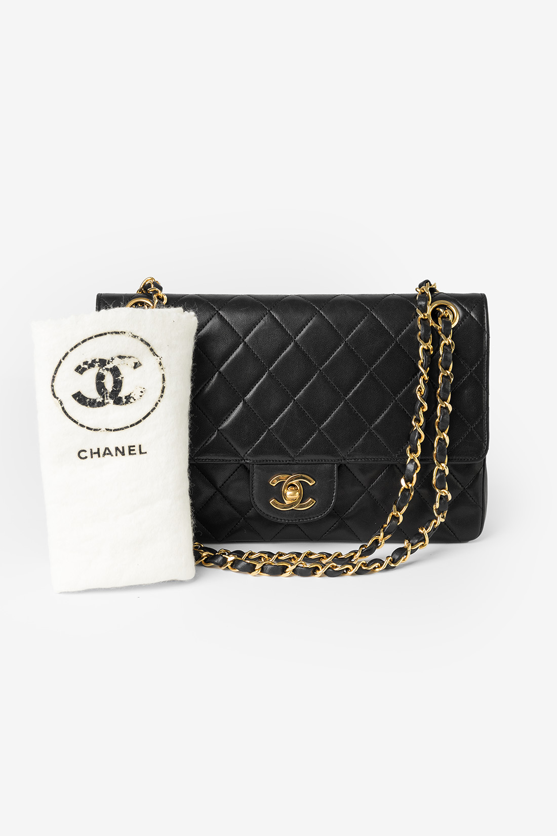 chanel classic medium ghw
