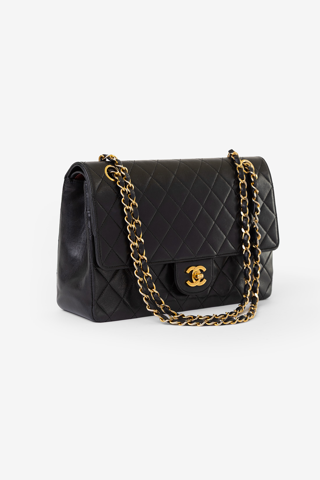 chanel classic double flap vintage large bag