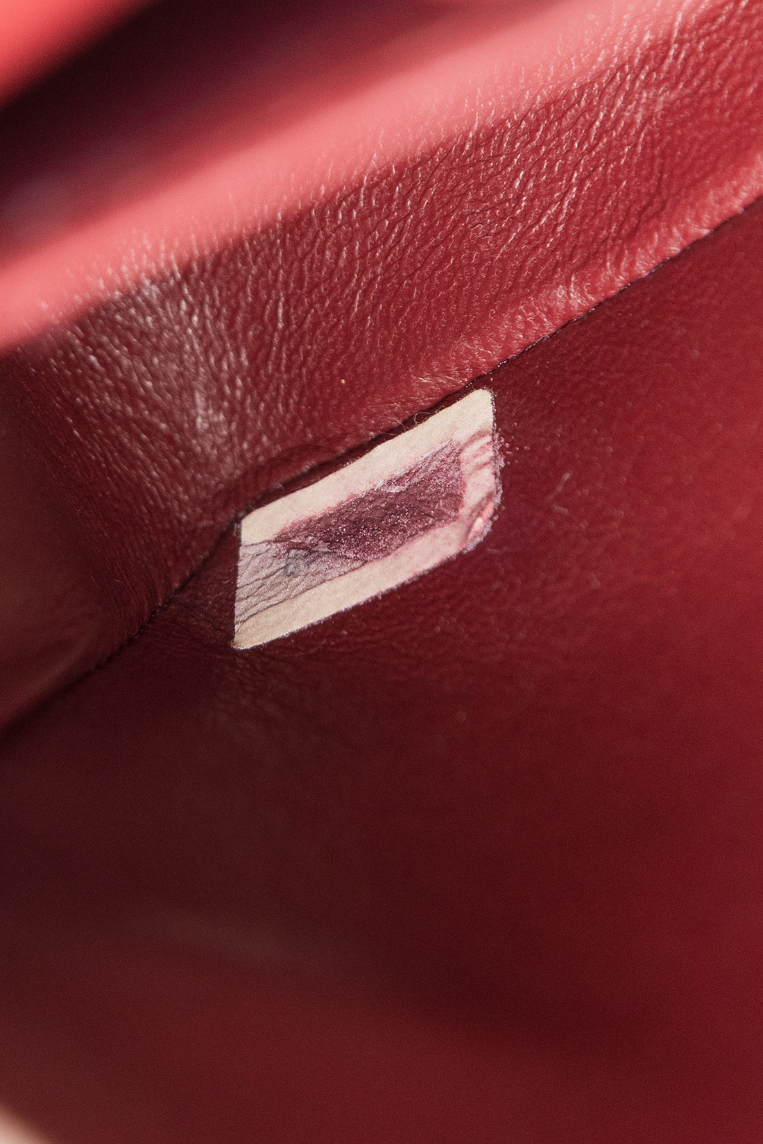 chanel serial smudged vintage bag
