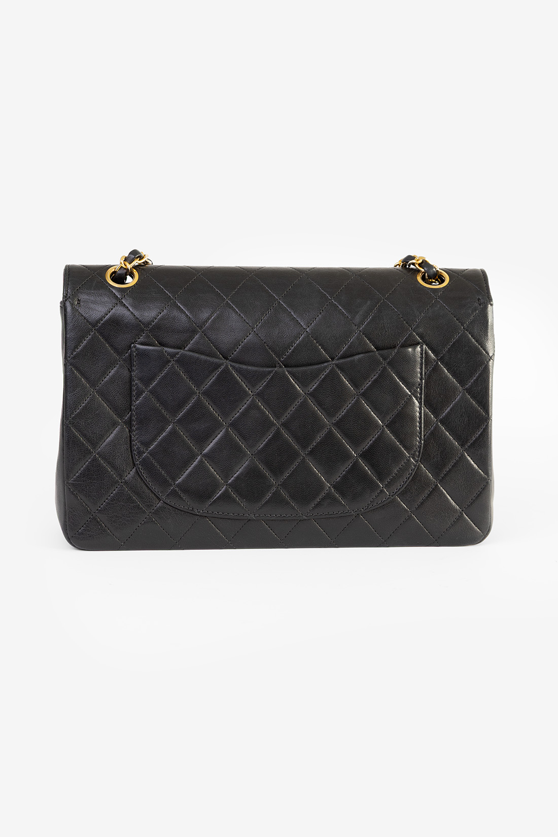 chanel large double flap back pocket