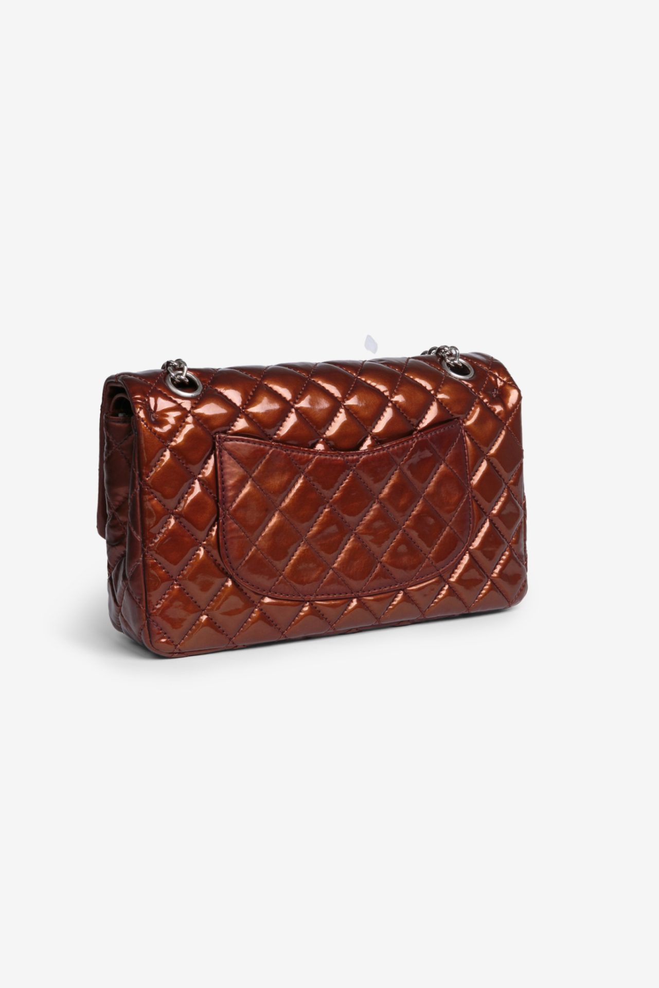 chanel back pocket brown