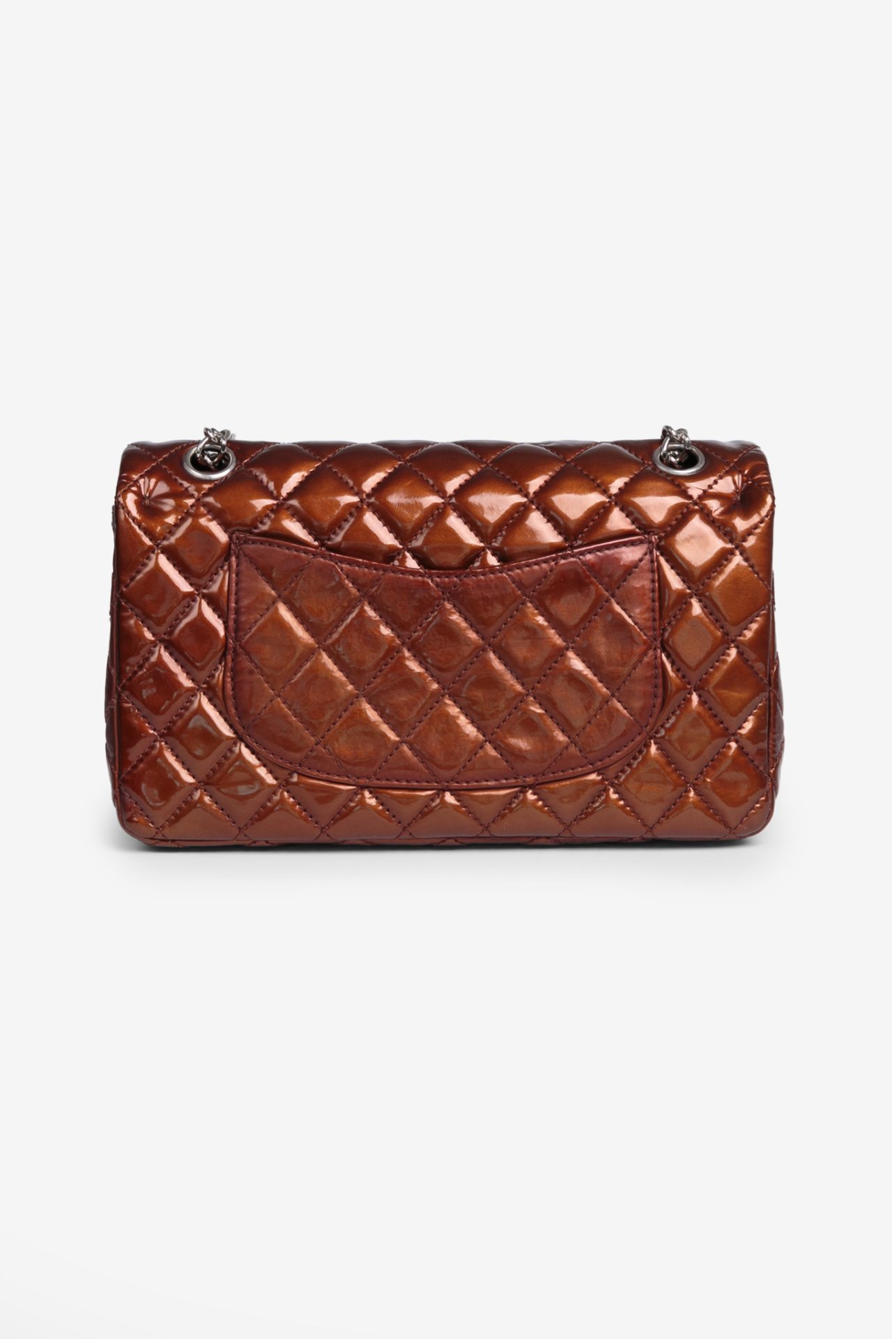 chanel classic double flap back pocket