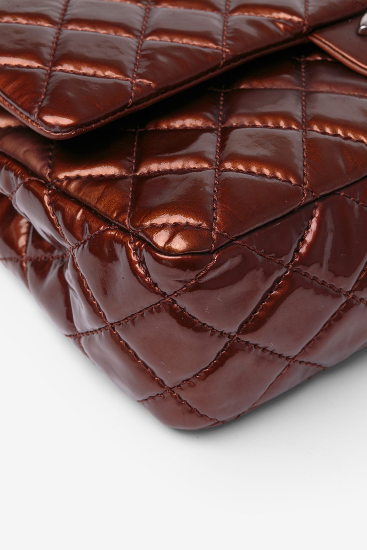 chanel edge patent leather