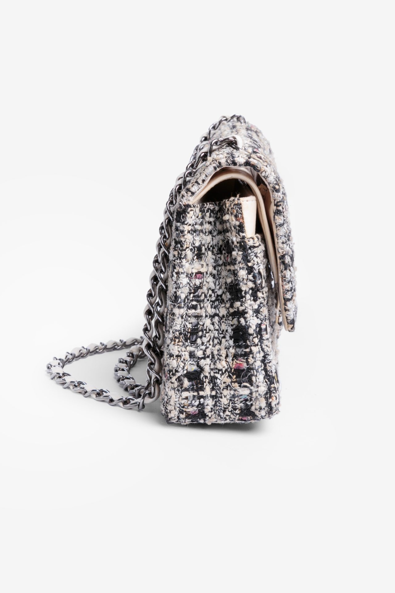 Chanel Classic Double Flap Medium Tweed Bag - Bilde 5
