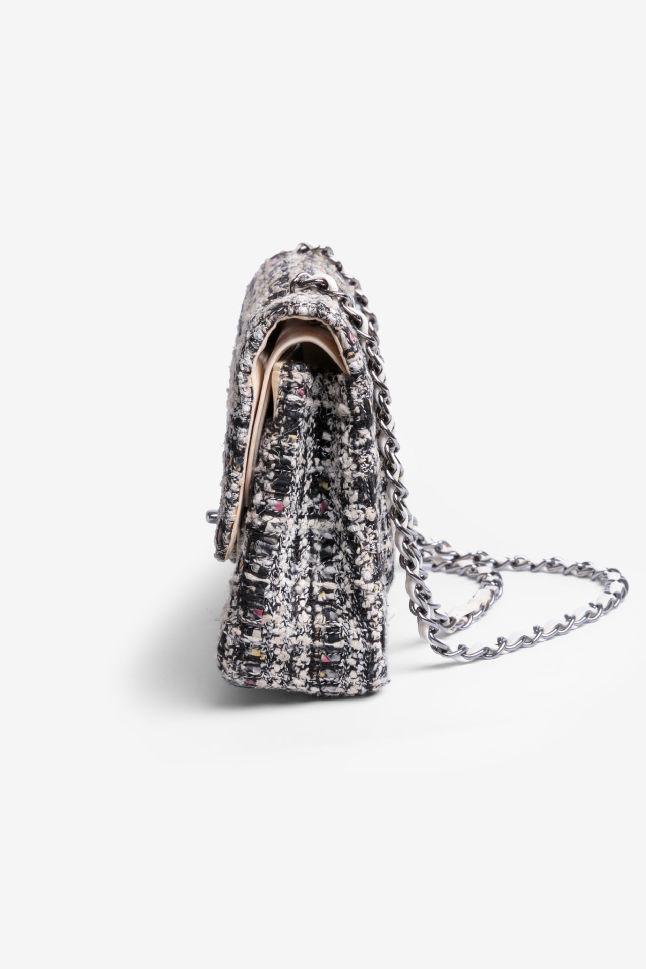 Chanel Classic Double Flap Medium Tweed Bag - Bilde 7