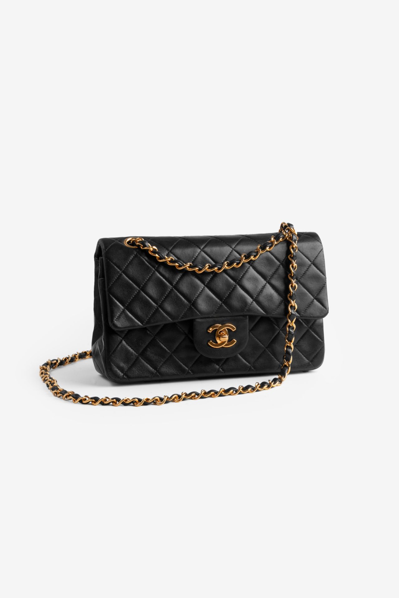 chanel classic double flap small ghw
