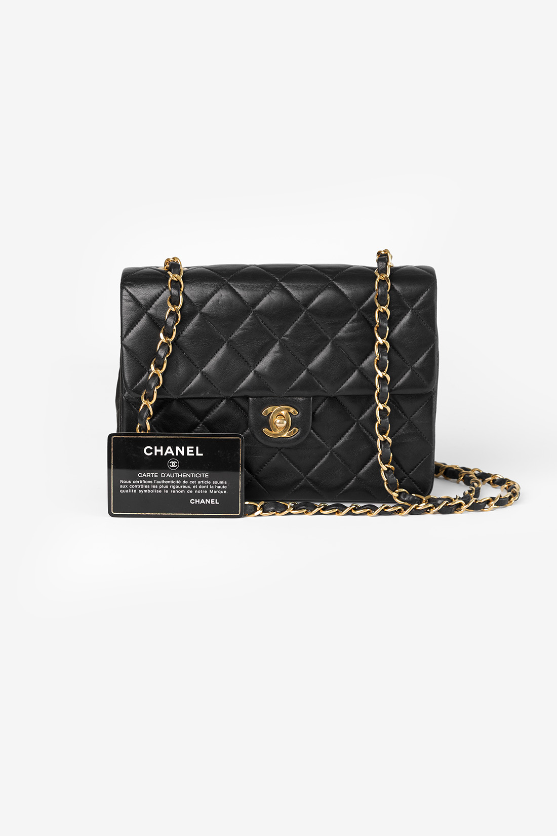 chanel classic single flap square