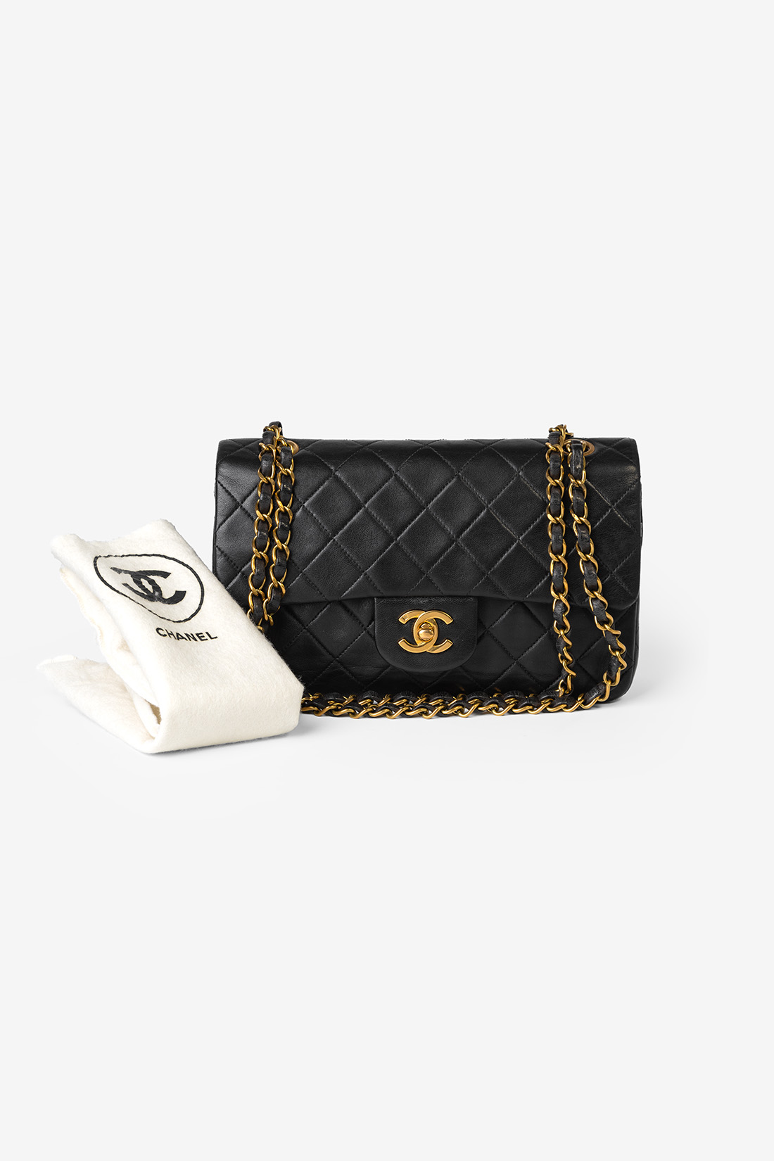 chanel classic double flap small ghw