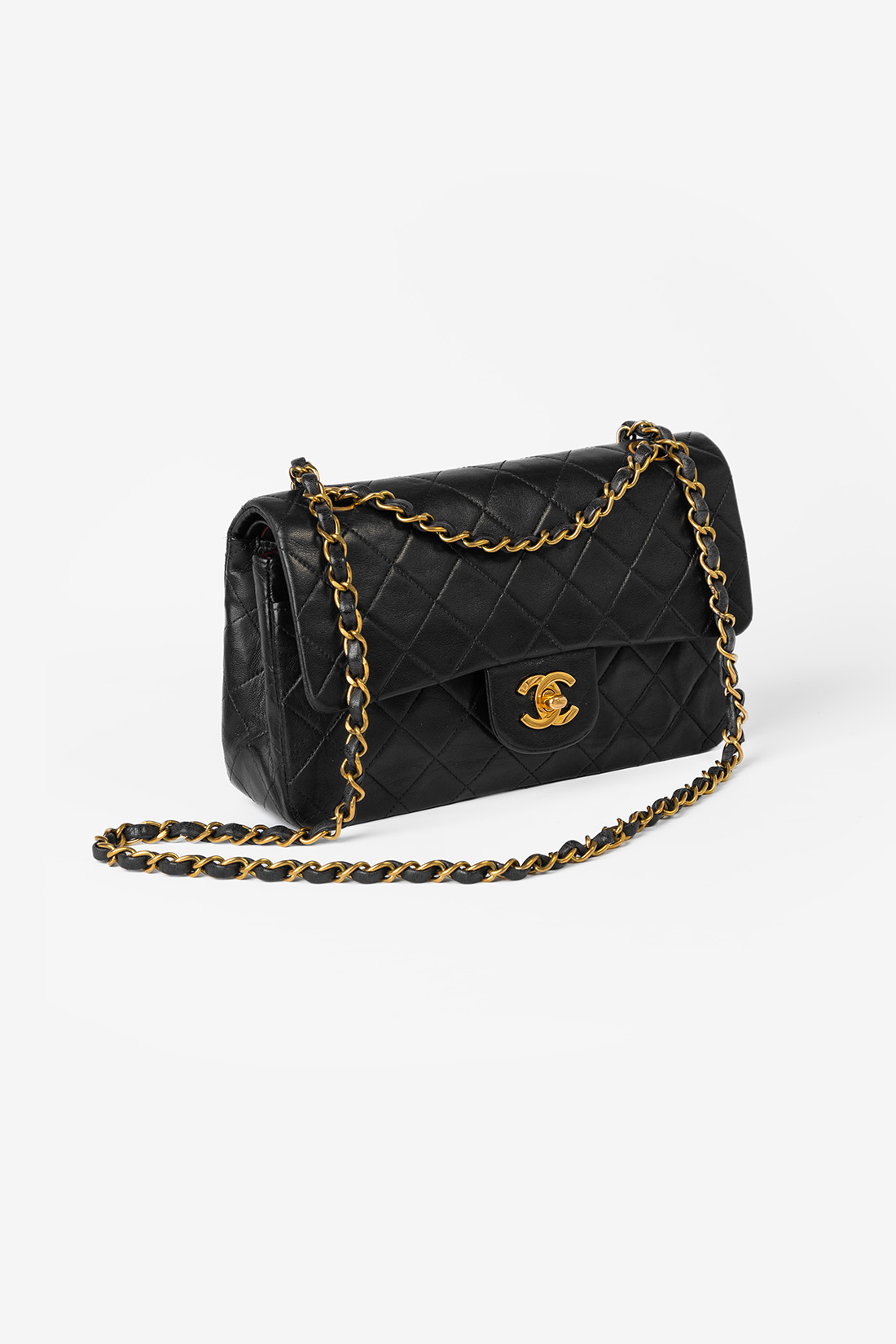 chanel small classic double flap bag