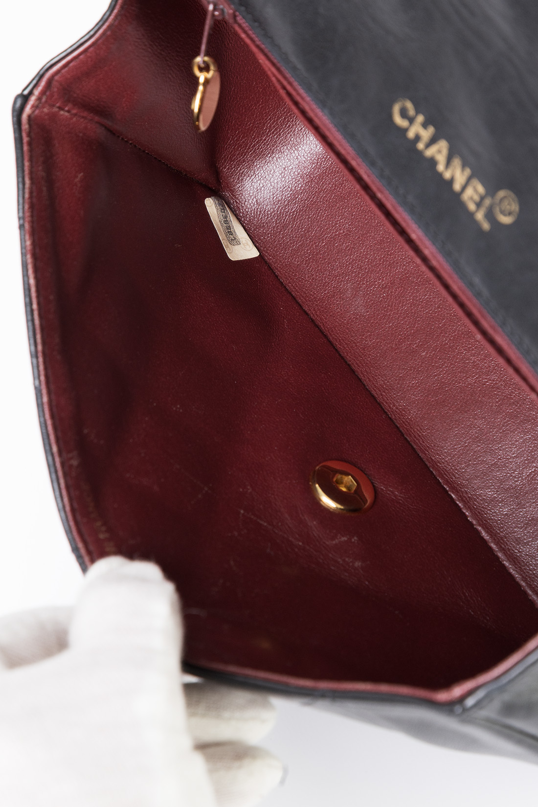 chanel bag interior vintage