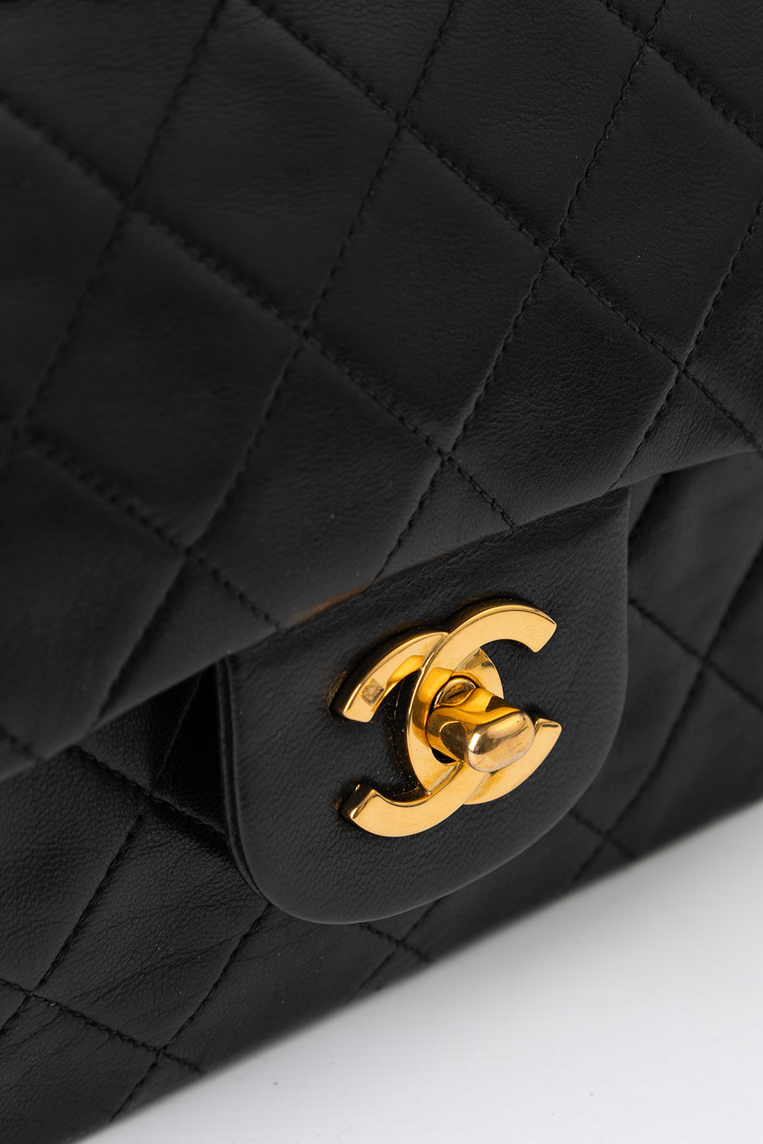 chanel gold turnlock