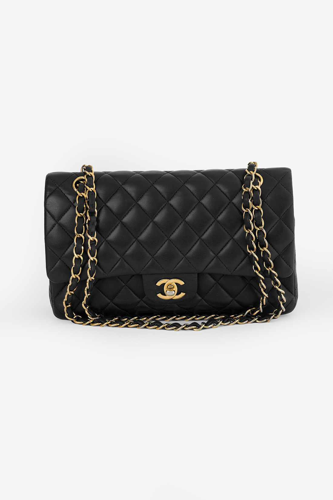 chanel classic double flap medium ghw