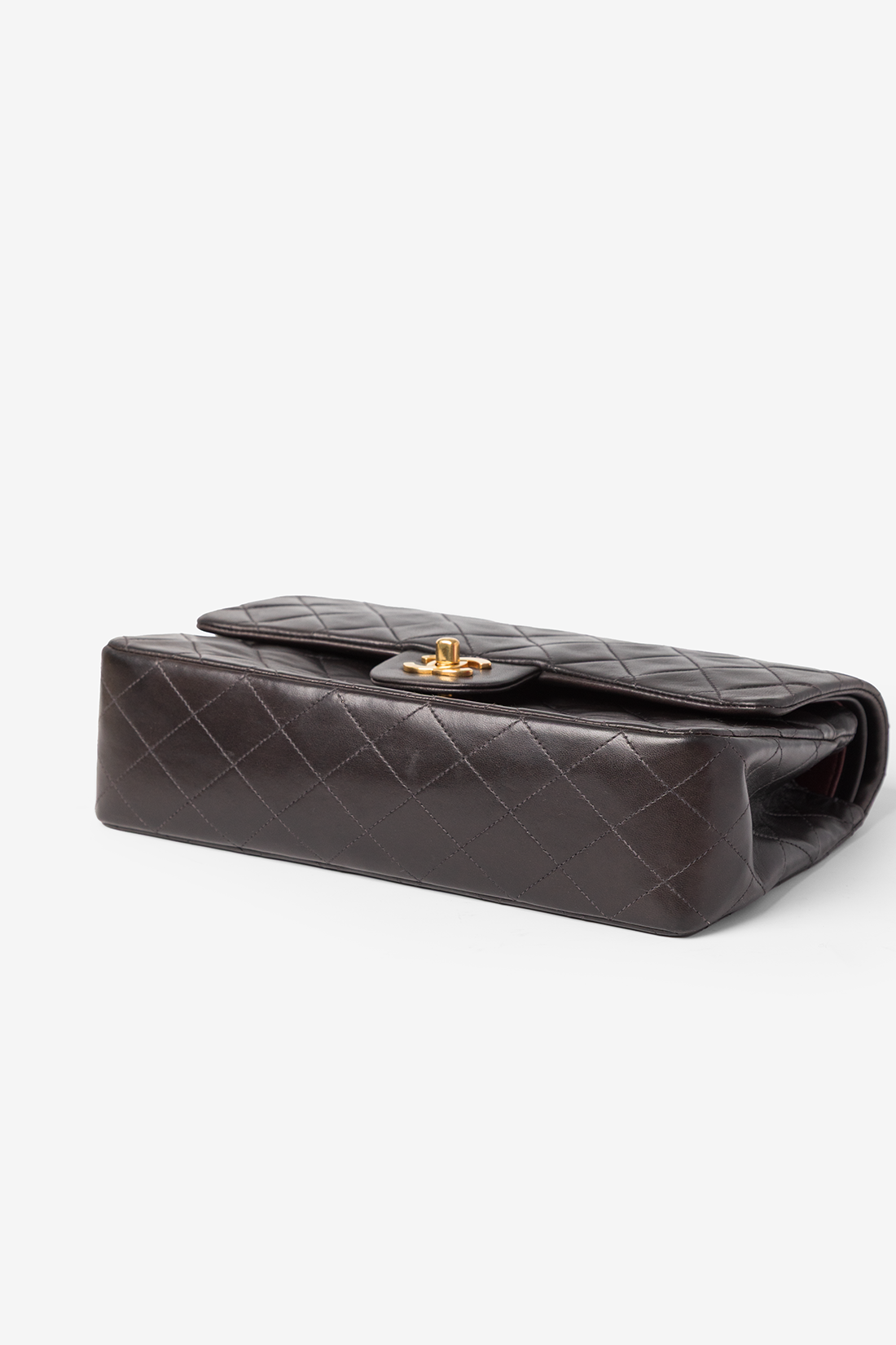 chanel classic brown edges