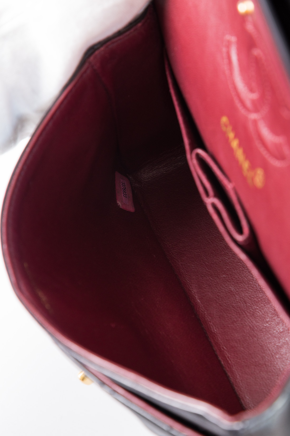 chanel vintage bag inside