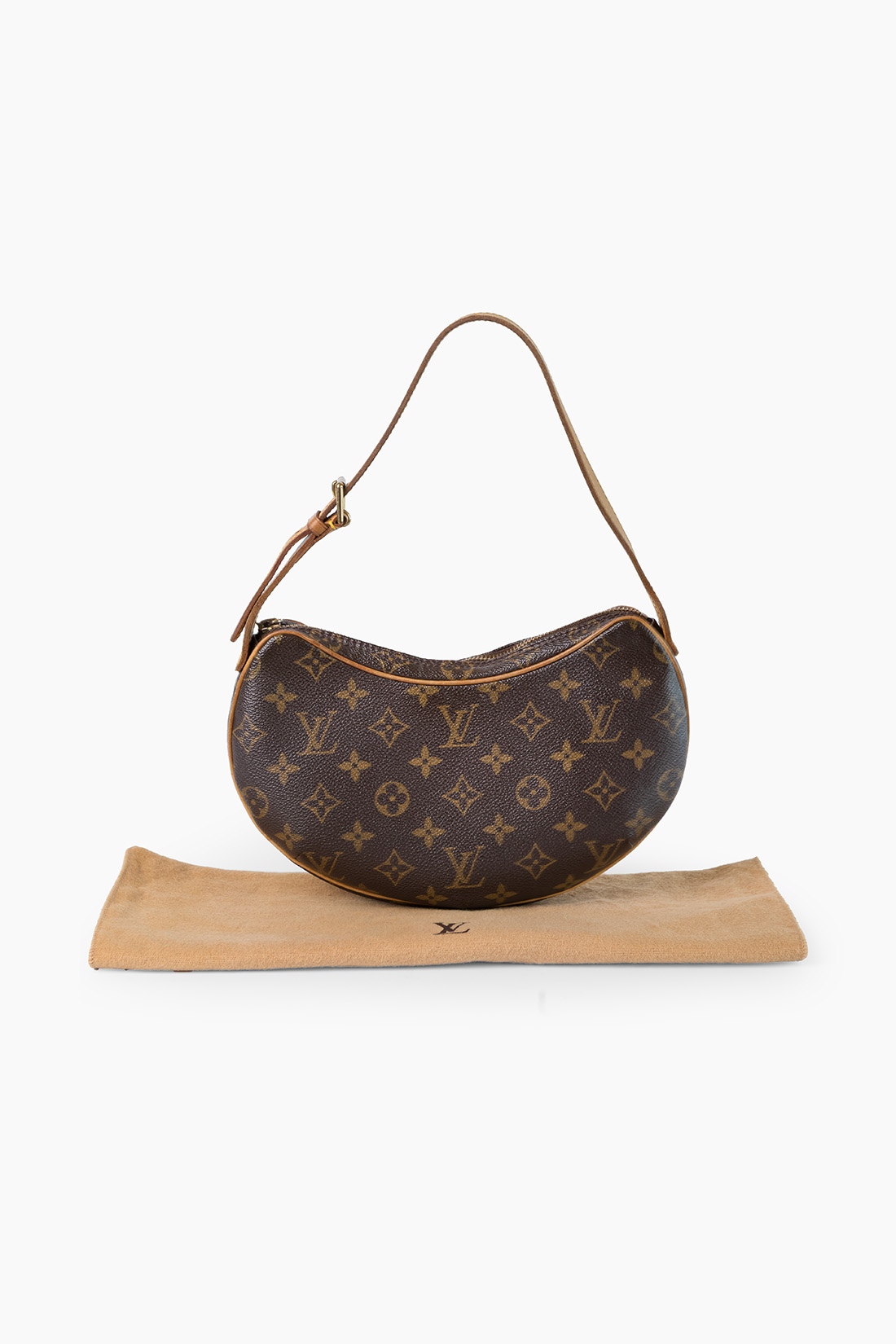 louis vuitton croissant mm monogram canvas bag
