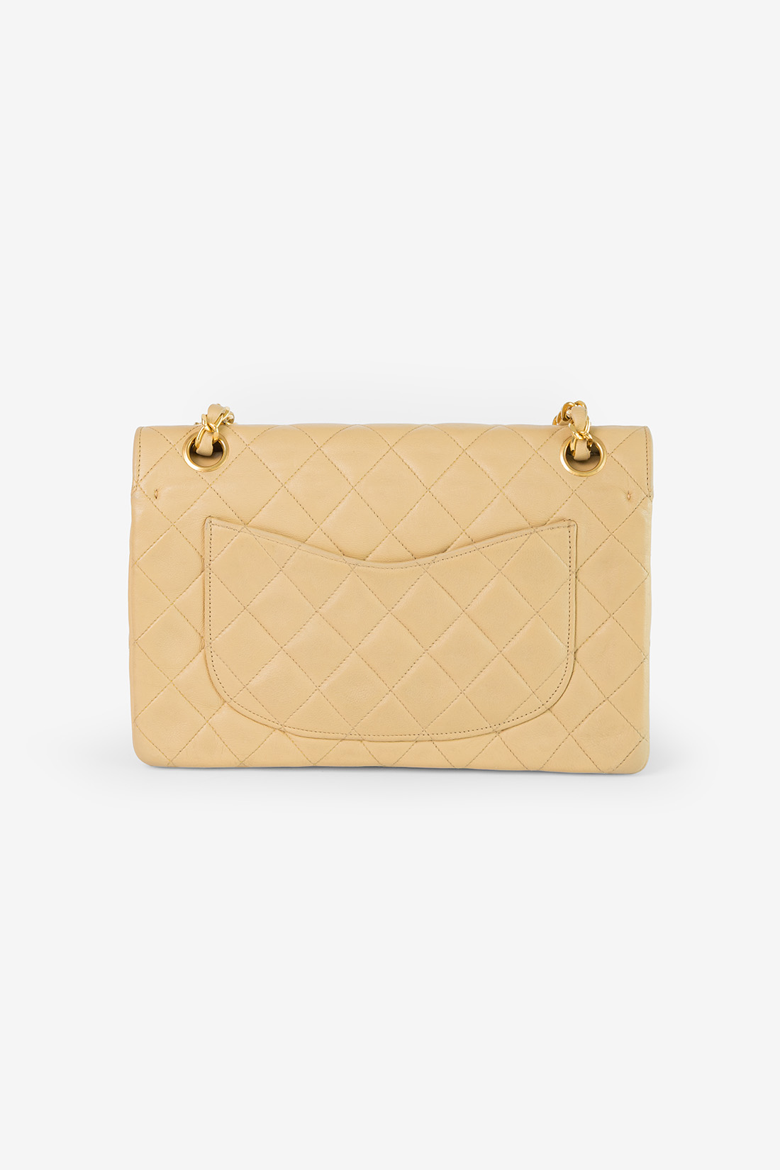 chanel beige small back