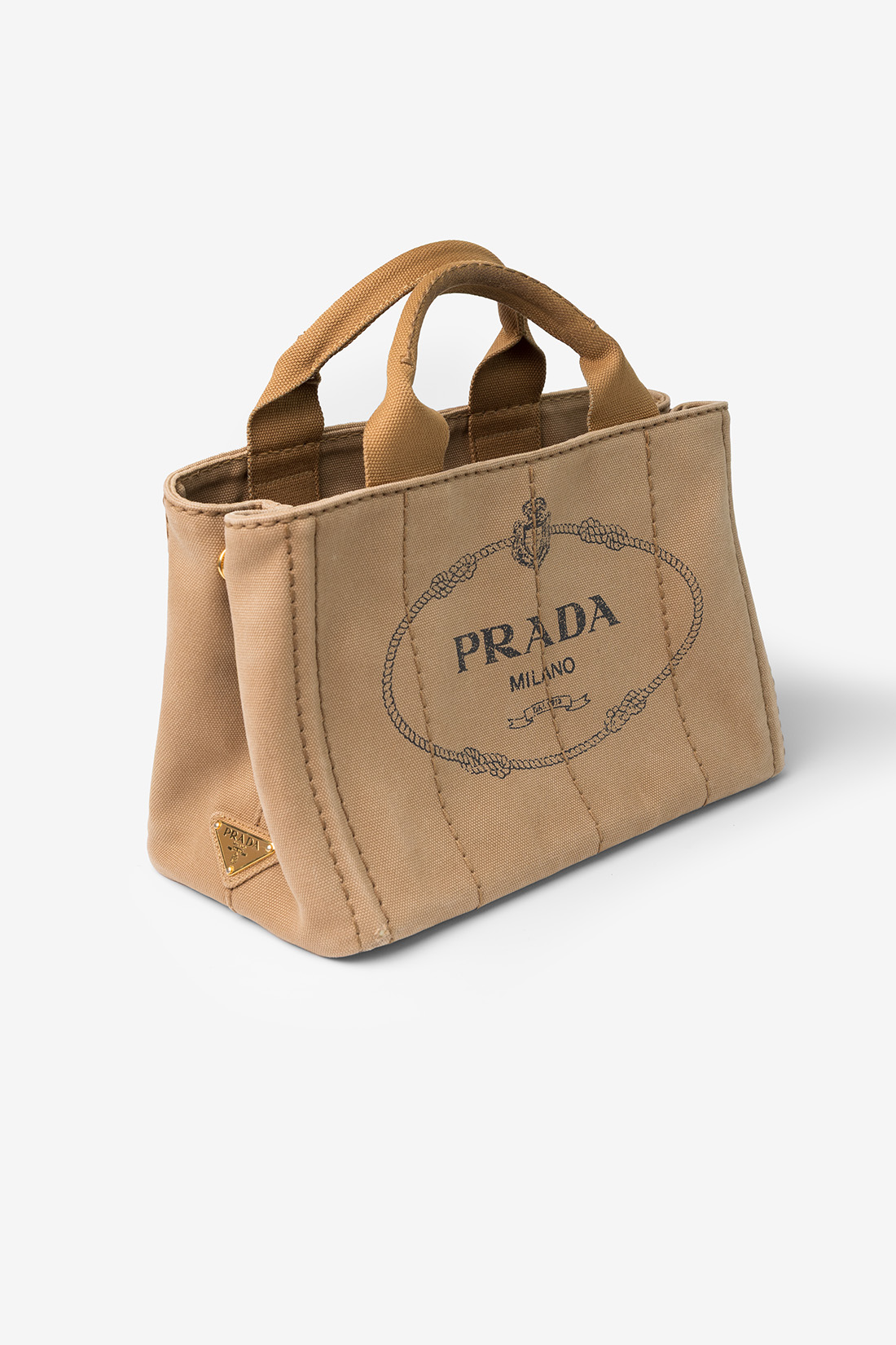 Prada Canapa Canvas Tote Bag Small | CHOUCHOU.NO