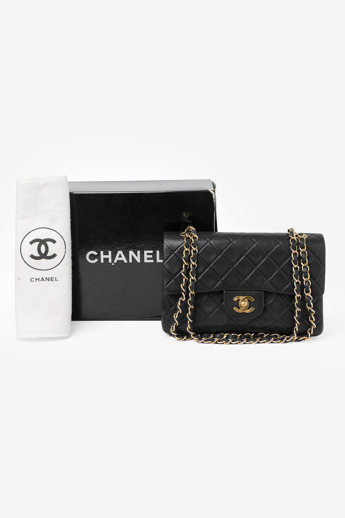 chanel classic double flap small ghw