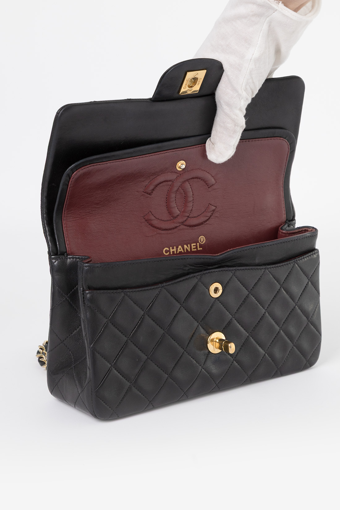 chanel small classic flap bag