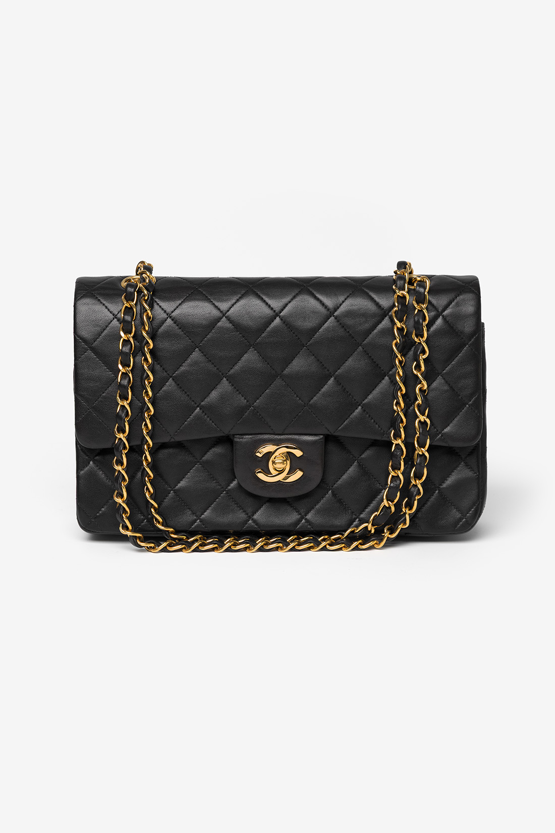chanel classic double flap medium ghw