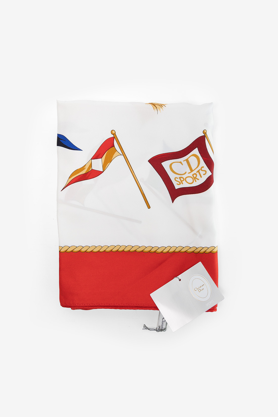 Christian Dior Silk Scarf CD Sports