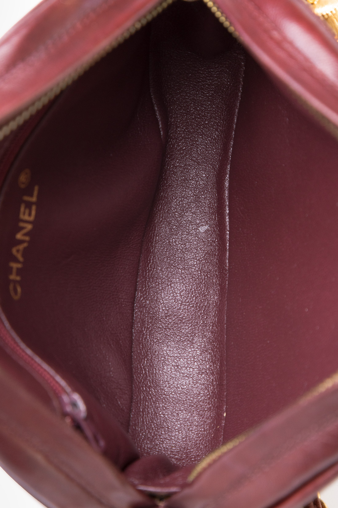 chanel vintage bag interior