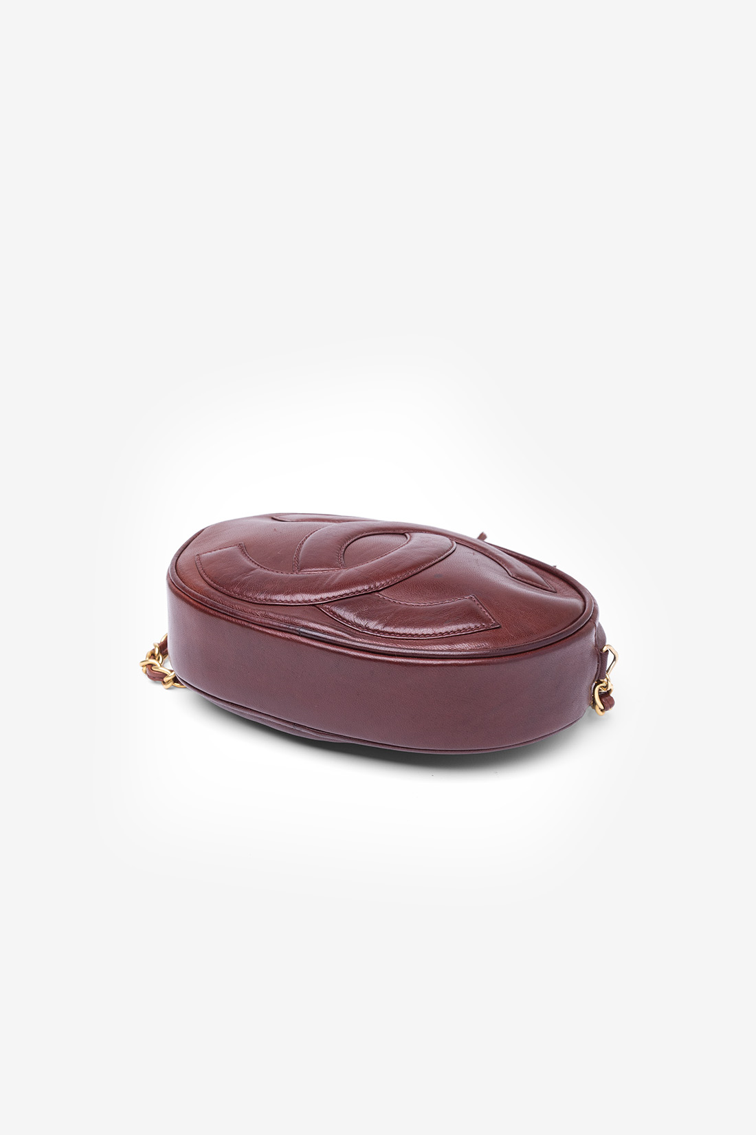 chanel burgundy bag base