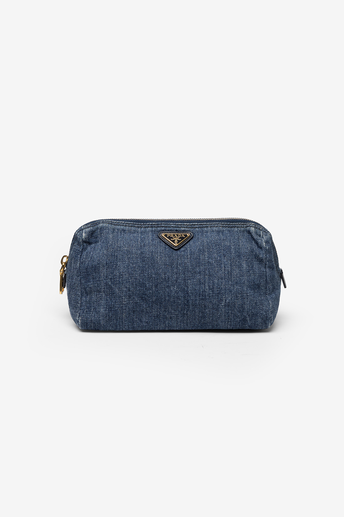 prada cosmetic pouch toalettmappe i denim