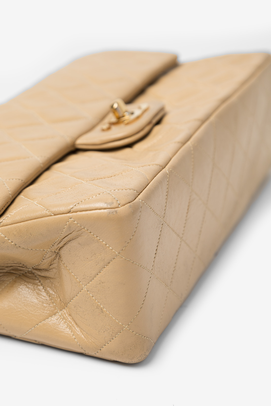 chanel bag small marks edges of vintage bag