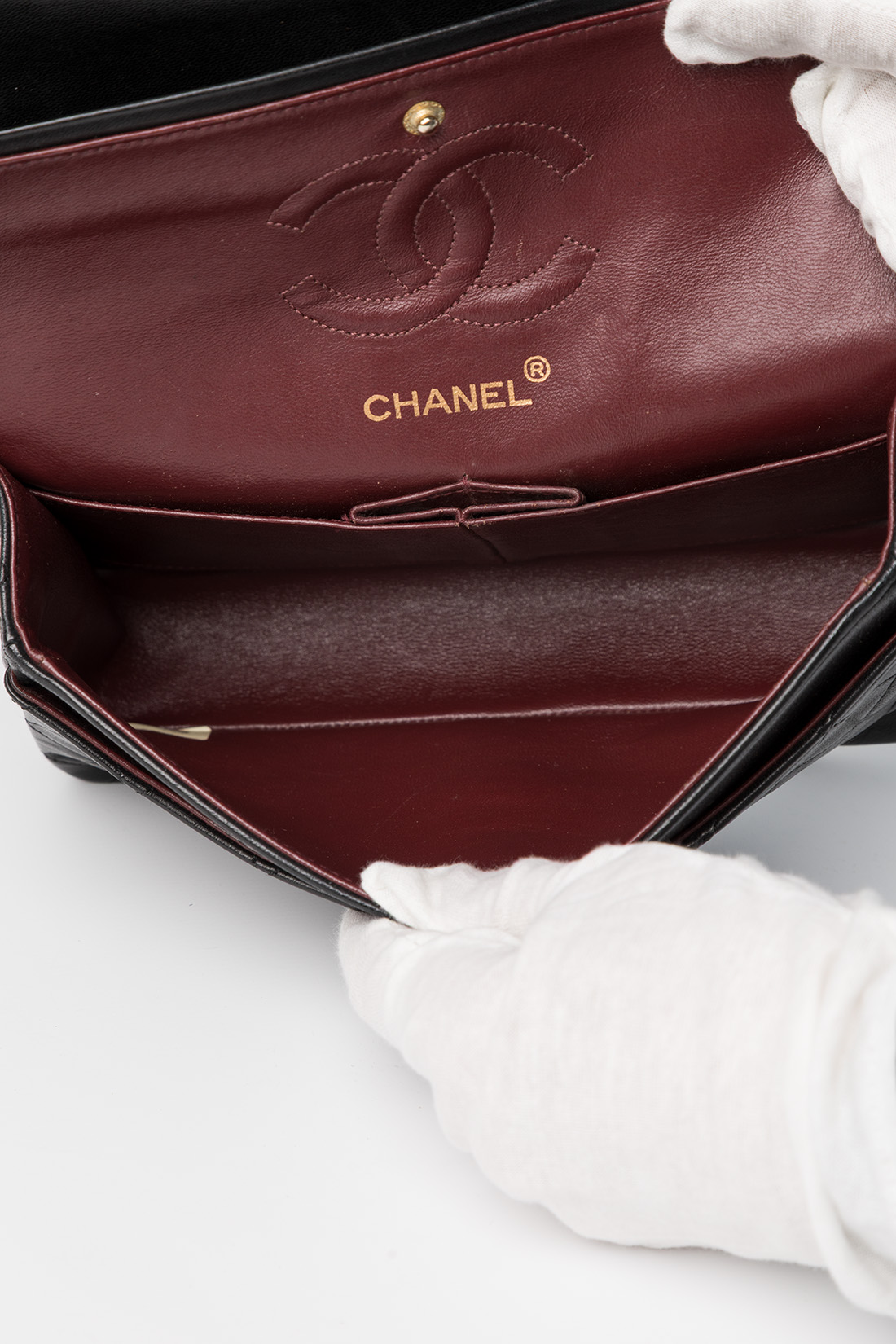 chanel red interior
