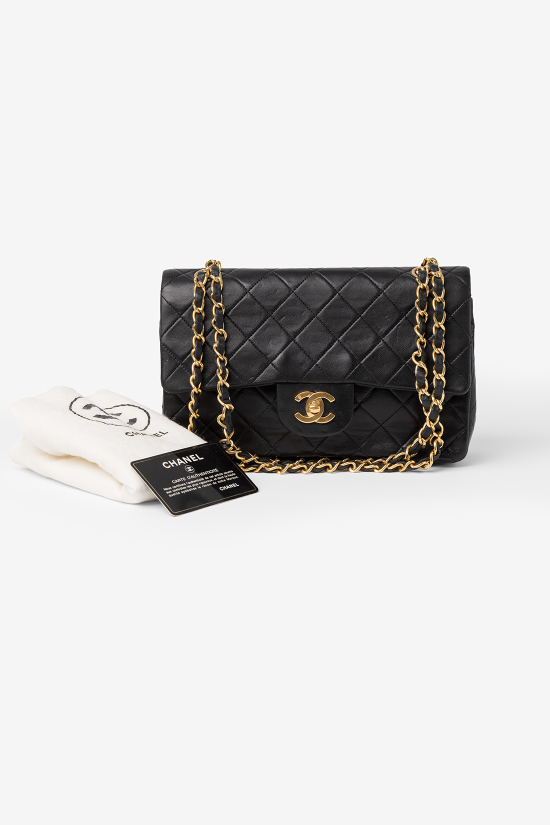 chanel classic double flap small ghw